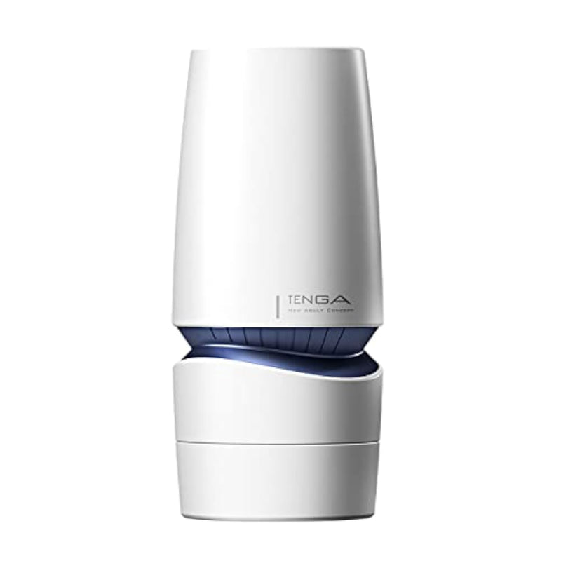 TENGA AERO TAH-002 Cobalt Ring Reusable Dial Constriction Male Masturbator Vacuum Cup with Powerful Suction White