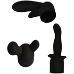 3Pcs Magic Wand Attachments, Mini Massager Attachments Enhance Sensations For Women Vaginal Clitoris Silicone Vibrator Attachment - Inner Diameter 1.57’’