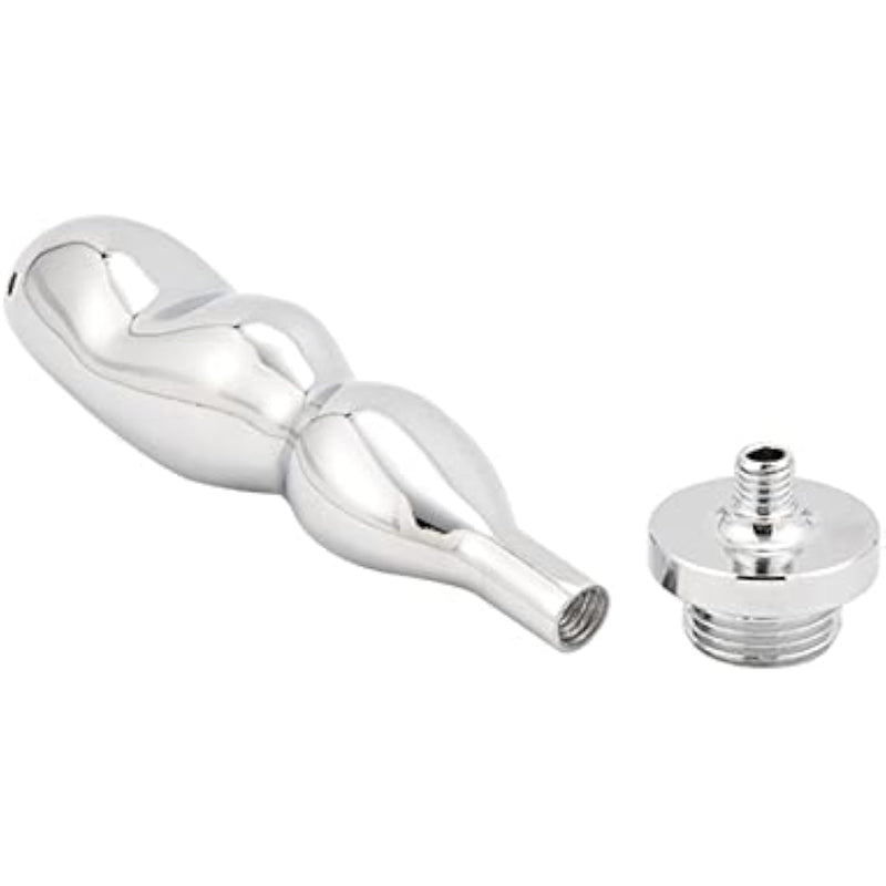 Clean Shower Head Metal Anal Irrigator Stainless Steel Anal Plug Enema Cleansing Adult Sex Toy