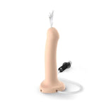 Cum Dildo For Women - G&P Spot Stimulation Dildos Butt Plug - Soft & Flexible Silicone Cumming Dildo (Vanilla, Small)