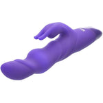 Posh Silicone Bounding Bunny Vibrator, 10 Functions, Dual Motors, Flickering Clit Stimulator, Waterproof, Satin Finish, Silicone Vibrator For Women, Clitoral & Vaginal Stimulation