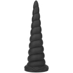 7.7 Inch Realistic Beginner Anal Dildo,Butt Plug With Strong Suction Cup For Hands-Free Play, Liquid Silicone Anal Beads Prostate Massager Adult Anal Toy For Women, Men (Black)