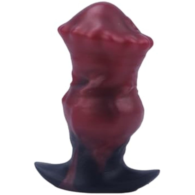 Barghest Silicone Butt Plug Ergonomic Design Body-Safe Material Perfect For Beginners & Advanced Users Anchor Shaped Base, Ideal For Comfortable Anal Play & Extended Wea (Red, L)