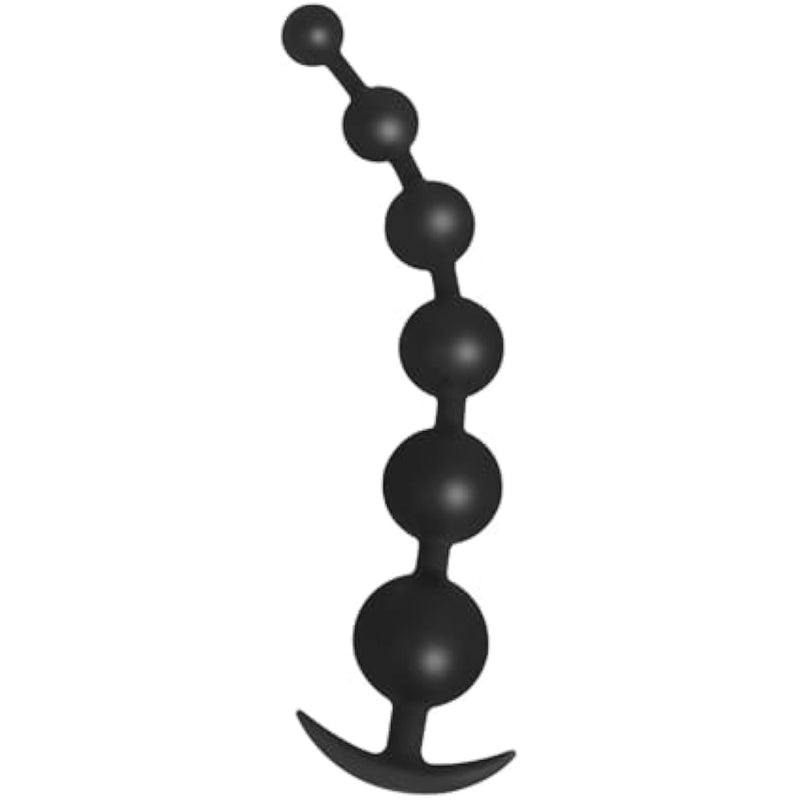 Anal Plug Silicone Butt Plug With Pull Beads Adult Sex Toys With Couples Gradual Enlargement Of Anal Plugs Anchor Shaped Tail For Easy Donning And Doffing (Six Beads)