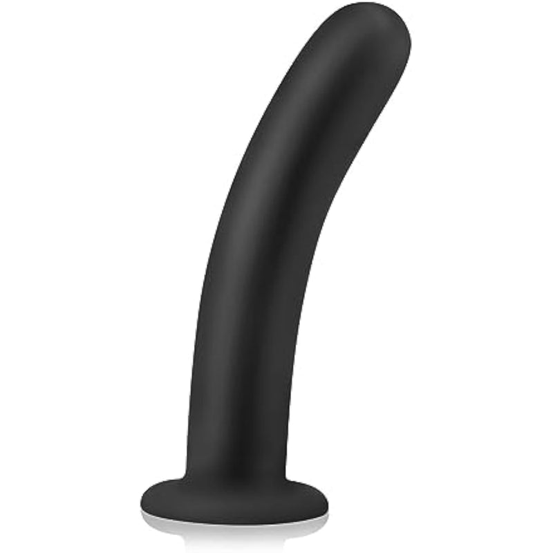 Harness Strap On Dildo Silicone G-Spot Anal Trainer Dildo With Suction Cup Prostate Massage Sex Toys For Gay Lesbian Couples Play (M)