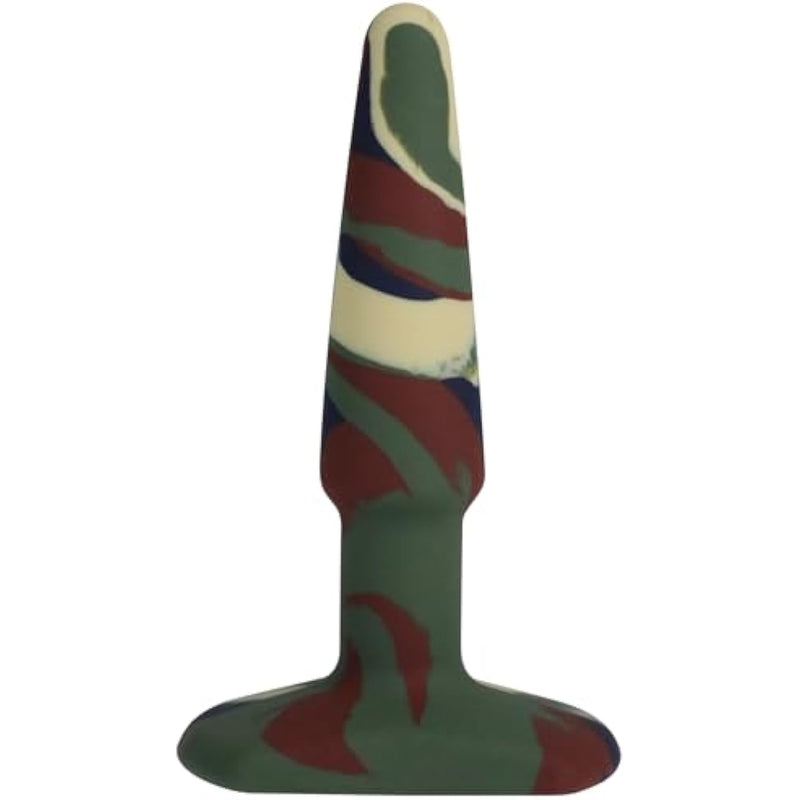 Doc Johnson A-Play - Groovy - Silicone Anal Plug - 4 inch (0.75 inches Wide), Camouflage