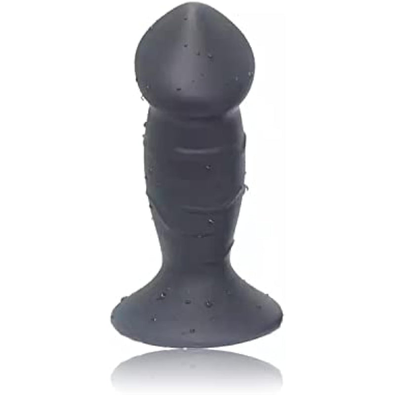 Dildo Anal Plug Trainer,Available In 4 Sizes,Liquid Silicone Anal Plug Prostate Massage Anus Dilator Anal Ball For Beginner Advanced Men Women Sex Toys. (Black-Small)