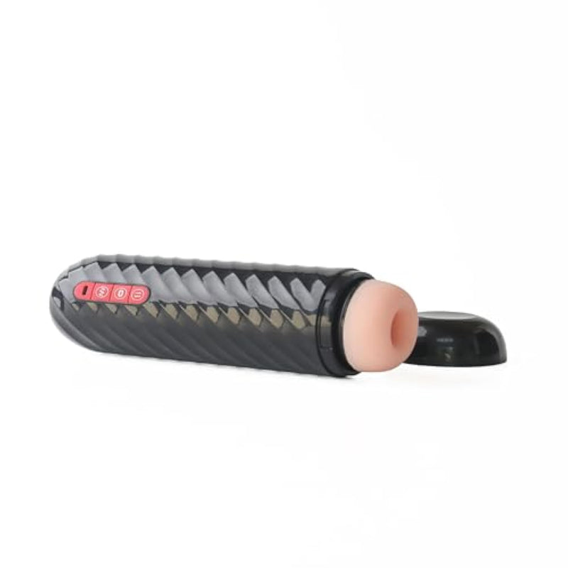 Vibracore Adult Toy For Male Masturbator, 10 Vibration Frequencies, 5 Thrusting & 6 Suction Modes, 3D Realistic Texture, Discreet Packaging