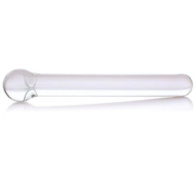 Glass Pleasure Wand, Smooth, Clear