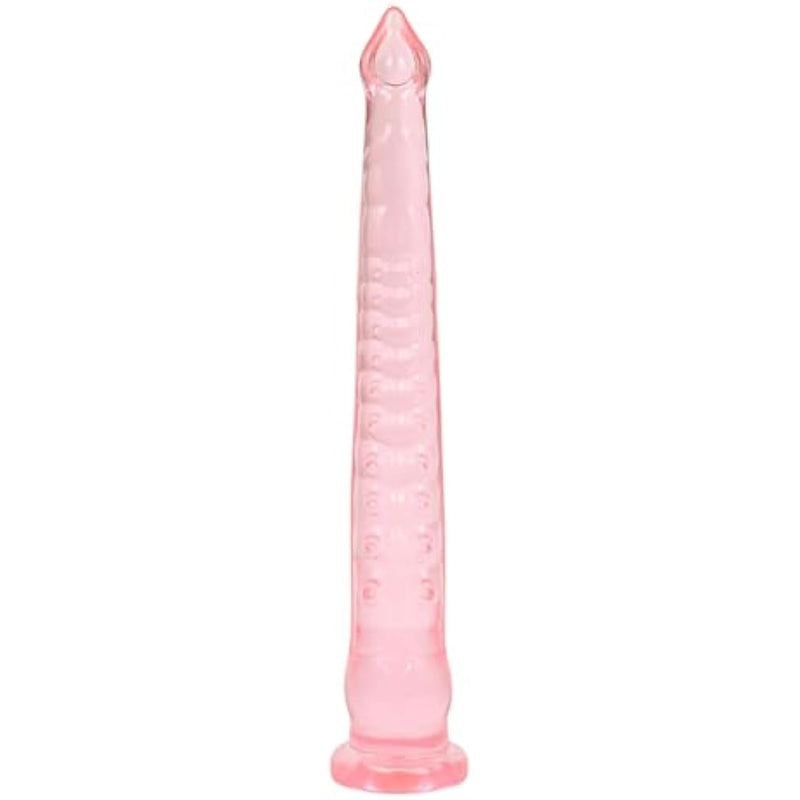 12.2In Long Butt Plug Tentacle Dildo Monster Anal Dildo For Dilation Training Male And Female Octopus Anal Plug Vaginal Prostate Massager (Pink)