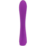 Silky Silicone G-Spot Vibrator - G-Spot Stimulation With Clitoris Stimulator - Skin-Friendly Silicone, Waterproof, Rechargeable