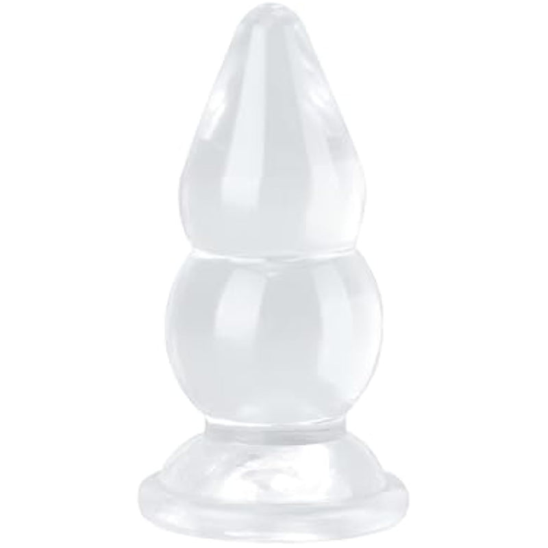 Giant Butt Plug Suction Cup Dildo Flexible Anal Trainer Anus Expander Men Women Anal Beads Sex Toys Bdsm Vaginal Masturbation (M)
