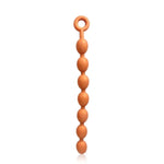 Liquid Silicone Anal Plug Extra Long Anal Beads Butt Plug With Safe Pull Ring Design Anal Chain Anal Sex Toys Adult Sex Toys For Women Men And Couples (S)