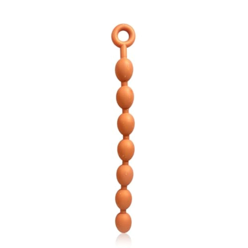 Liquid Silicone Anal Plug Extra Long Anal Beads Butt Plug With Safe Pull Ring Design Anal Chain Anal Sex Toys Adult Sex Toys For Women Men And Couples (S)