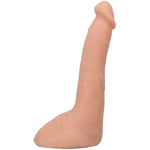 Doc Johnson Signature Series - Roman Todd - 8 Inch ULTRASKYN Dildo with Removable Vac-U-Lock Suction Cup - F-Machine & Harness Compatible - for Adults Only, Vanilla