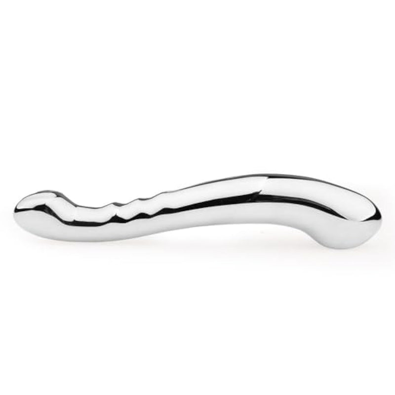 3 Styles Of Stainless Steel Anal Dildo Double Ended Dildos, Waterproof Butt Plug Prostate Massager Dildo Adult Sex Toy For Women Men - Smooth Heads, Silver