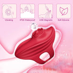 Clitoral Finger Vibrator for Women – 9 Vibration Modes, G-Spot & Nipple Stimulator