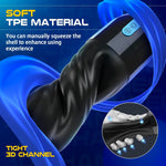 Hands-Free Male Masturbator Cup with 10 Vibration & 5 Suction Settings