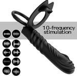 Double Penetration Anal & Penis Vibrator – Prostate Massager & Butt Plug for Couples