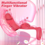 Finger Vibrator with 9 Vibration Modes, G-Spot & Clitoral Stimulator for Women