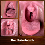 Realistic Textured Male Masturbator with Deep Throat Stroker for Intense Pleasure