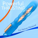 Compact Thrusting G-Spot Vibrator – 10 Vibration & 7 Thrusting Modes, Silent & Travel-Friendly