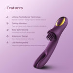 Clitoral & G-Spot Stimulating Rabbit Vibrator with 10 Vibration Modes for Women