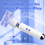 Dual-Sided Wand Massager – 9-Mode Male Vibrator & Couples' Sex Toy