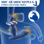 360° Rotating Prostate & Clitoral Massager with 7 Vibration & Rotation Modes