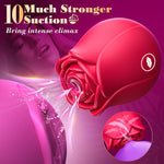 APP-Controlled Rose Sucking Vibrator – 10 Modes, Clitoral & Anal Stimulator for Women