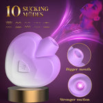 Rose Suction Vibrator – 10 Modes Clitoral & Nipple Stimulator for Women & Couples