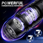 Automatic Male Masturbator with 7 Thrusting & Rotating Modes, Electric Pump