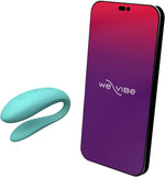 Wearable App-Controlled Couples Vibrator | Dual Stimulation | Rechargeable | Aqua