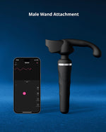 Domi 2 Prostate Massager Attachment for Men, Anal Vibrator for with APP Remote Control Toy, Prostate Stimulator Toy for Sex, Male Attachment for Domi 2 Vibrator Wands