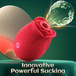 Rose Sucking Vibrator – 9 Suction & Vibration Modes for Clitoral & G-Spot Pleasure