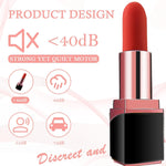 Lipstick G-Spot Vibrator - 10 Vibration Modes, Rechargeable Clitoral & Anal Toy