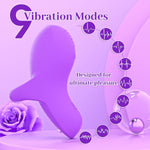 Rechargeable Finger Vibrator – 9 Modes G-Spot & Clitoral Stimulator for Women