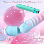 G-Spot & Bullet Vibrator Set – Waterproof Heating Massager with 7 Vibration Modes