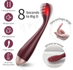G-Spot & Clitoral Vibrator, 7 Vibes, 2 Heat Modes for Full-Body Stimulation