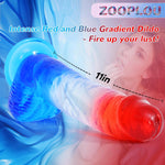 11" Huge Thick Clear Dildo with 2.38" Diameter & Strong Suction Cup for G-Spot