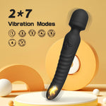 G-Spot & Clitoral Vibrator with Heating & Mini Vibrating Ball – Waterproof Massager