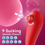 9-Mode Suction Vibrator for Women – Clitoral & G-Spot Stimulator for Intense Pleasure