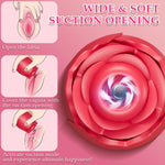 App-Controlled Rose Sucking Vibrator – 10 Modes for Clitoral & Nipple Stimulation