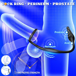 Prostate Massager with 7 Modes, APP Control, Vibrating Penis Ring for Men.