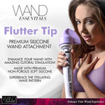 Purple Flutter Wand Massager Attachment - 1 Count for Targeted Pleasure.