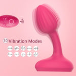 Remote Control Vibrating Butt Plug – 10 Modes Anal & G-Spot Stimulator for Couples