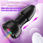 Thrusting Prostate Massager – Remote & Voice-Control 5-in-1 Vibrating Anal Plug