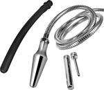 Deluxe Silicone Shower Enema Kit with Comfortable Nozzle Attachments