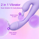 Rechargeable Waterproof Rabbit Vibrator – 10 Modes for G-Spot & Clitoral Stimulation
