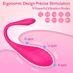 App-Controlled G-Spot Vibrator – 9 Modes, Waterproof, Remote Clitoral Stimulator